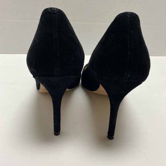 Black Suede J. Crew pumps. - Picture 3 of 7